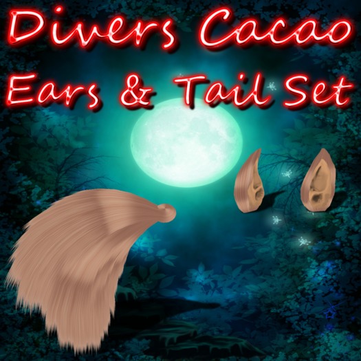 Male Divers Cacao Ears & Tails Set