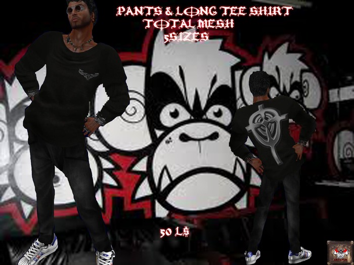 Pants & Long Tee Shirt