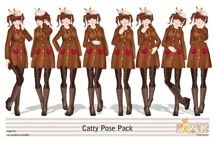 .::Kirin Poses::. Catty Pose Pack