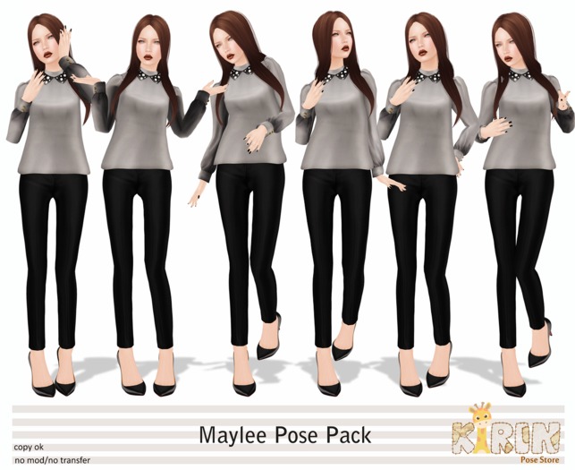 .::Kirin Poses::. Maylee Pose Pack