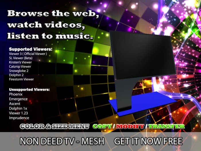 Television Mesh (Model #3) (Non Deed)