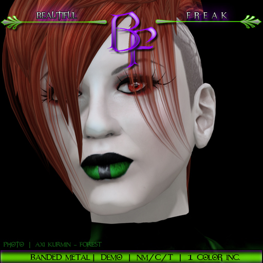 Beautiful Freak: Banded Metal Lipstick - DEMO