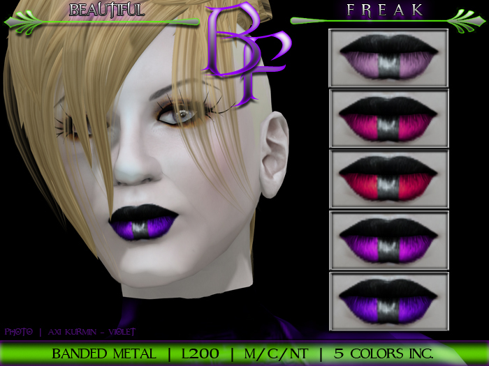 Beautiful Freak: Banded Metal Lipstick - 