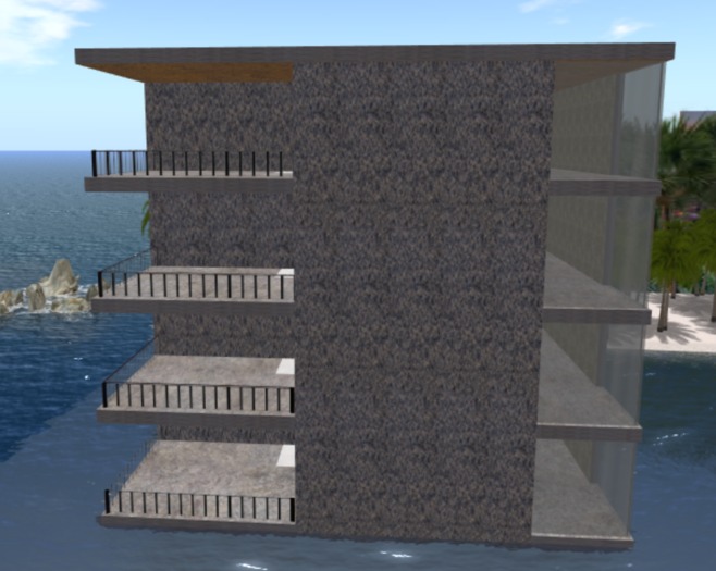 4 floor Hotel 22 prims 30x30