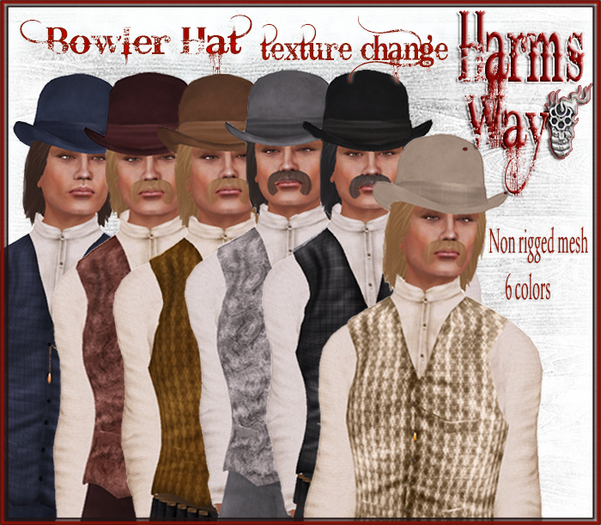 Harm's Way Bowler Hat texture change