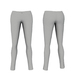 Mesh womens skinny pants with rivets 1