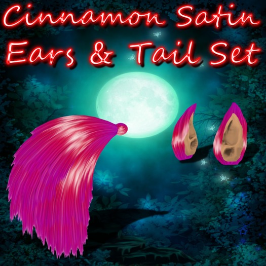 Cinnamon Satin Clean Ears & Tail Set