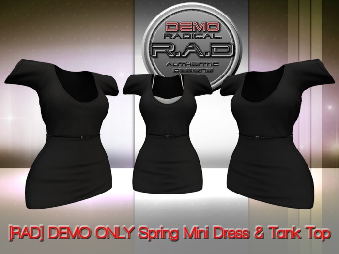 {RAD} DEMO ONLY Spring Mini Dress & Tank Top