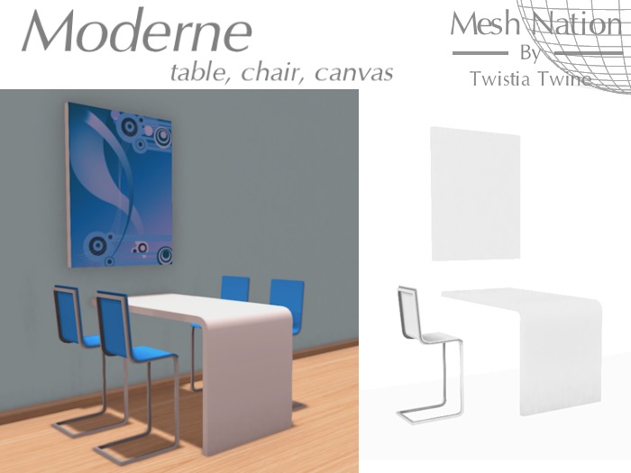 * Mesh Nation * FULL PERMISSIONS Moderne Set