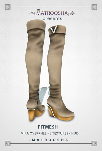 .matroosha.  Mira Overknee Boots [FITMESH]