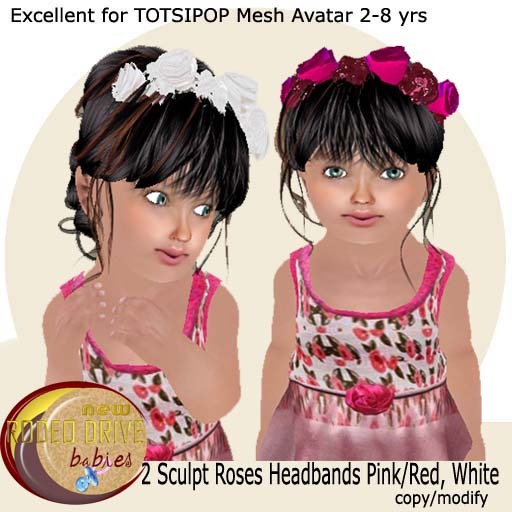 2 Roses Headbands Child Avatar