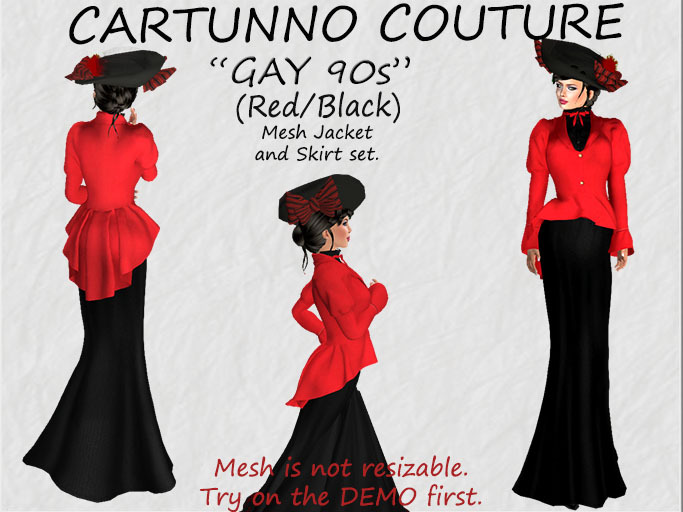 Gay 90s Red and black