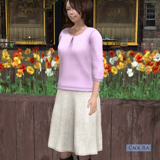 Knit One-piece Dress #83 Pink 