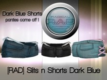 [RAD] Slits n Shorts Dark Blue