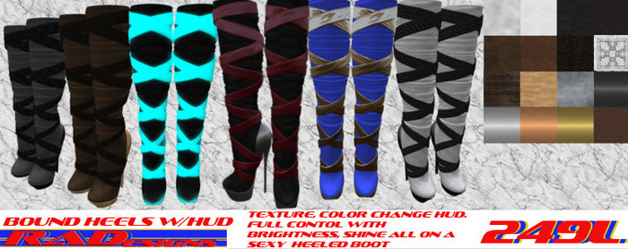 {RAD}Bound Boots w/HUD