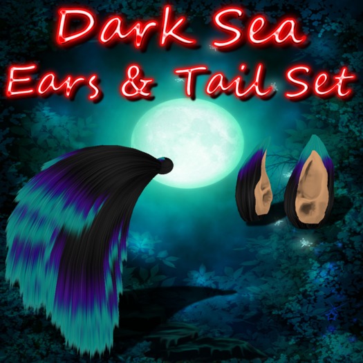 Female Dark Sea Ears & Tail Set