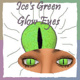 Ice's Green Glow Vertical Pupil