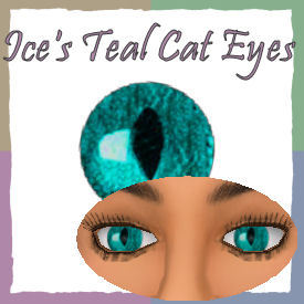 Ice's Teal Cat Eyes