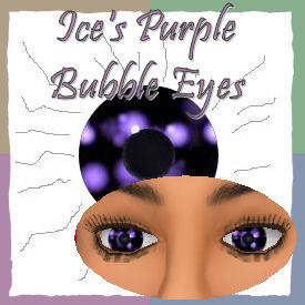 Ice's Purple Bubble Eyes