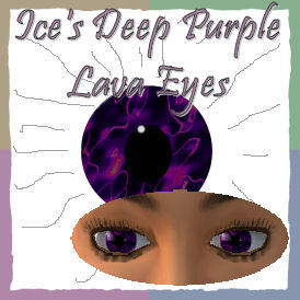 Ice's Deep Purple Lava Eyes