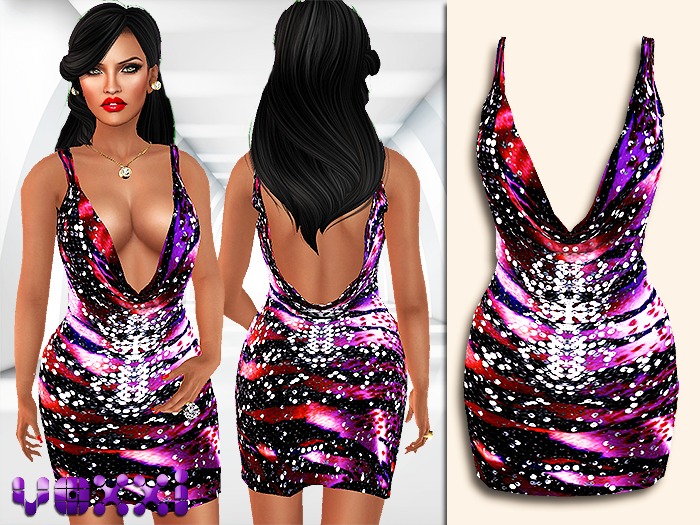 .::voxxi::. [Almila] Draped Satin Dress Pink Leo