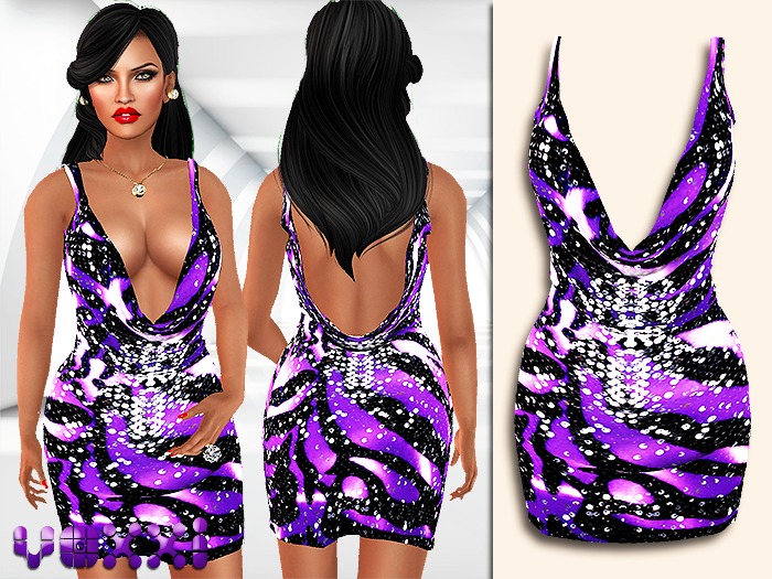 .::voxxi::. [Almila] Draped Satin Dress Vio Leo