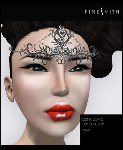 darklove tiara silver