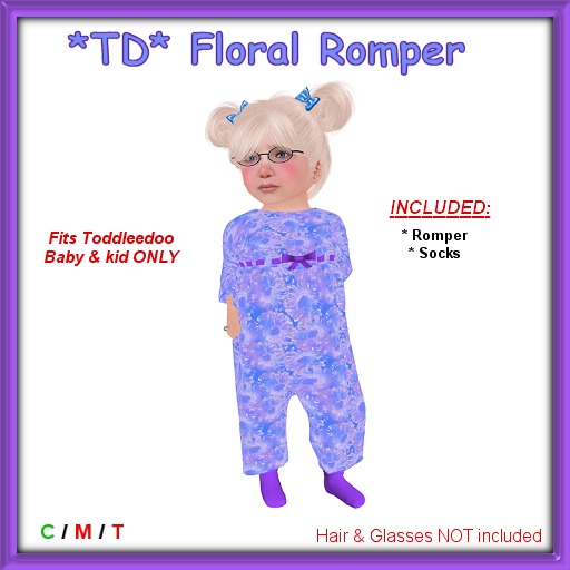 *TD* Floral Romper Outfit 