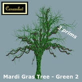 Mardi Gras tree - green 2