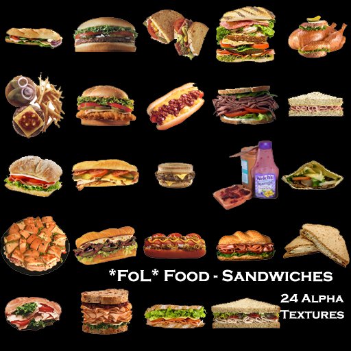 *FoL* Food - Sandwich Texture Pack