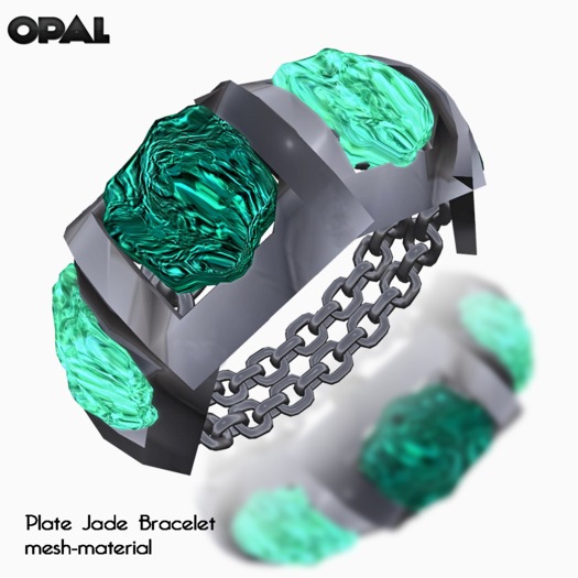 {Opal}Plate Purple Crystal Ring