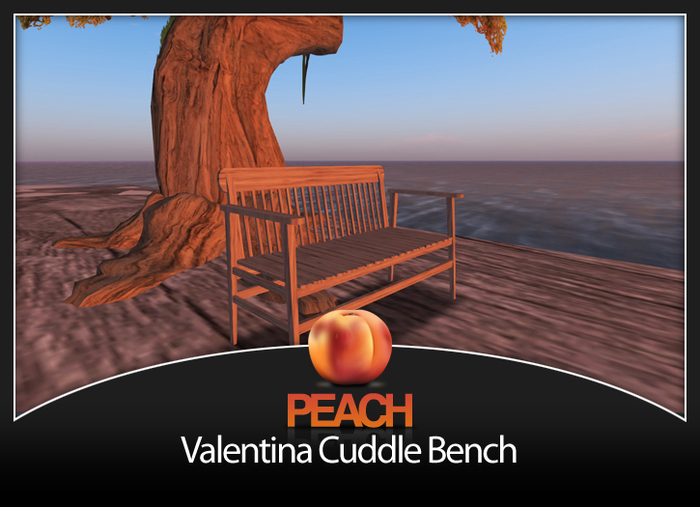 PEACH Valentina cuddle bench 
