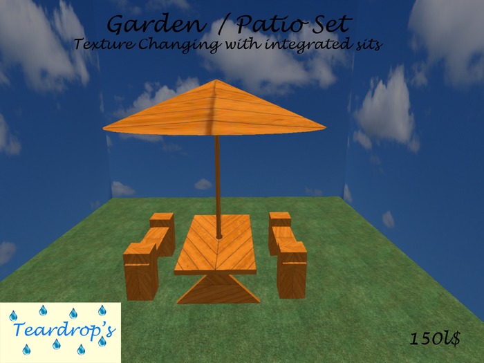 Garden/Patio Set boxed
