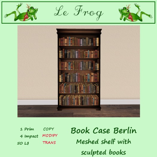 Le Frog* Bookcase Berlin