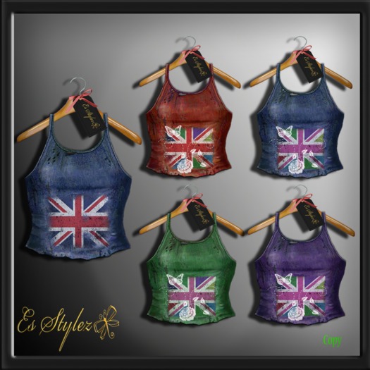 ~*Es Stylez - UK Flag Grunge Tank set _FAT PACK