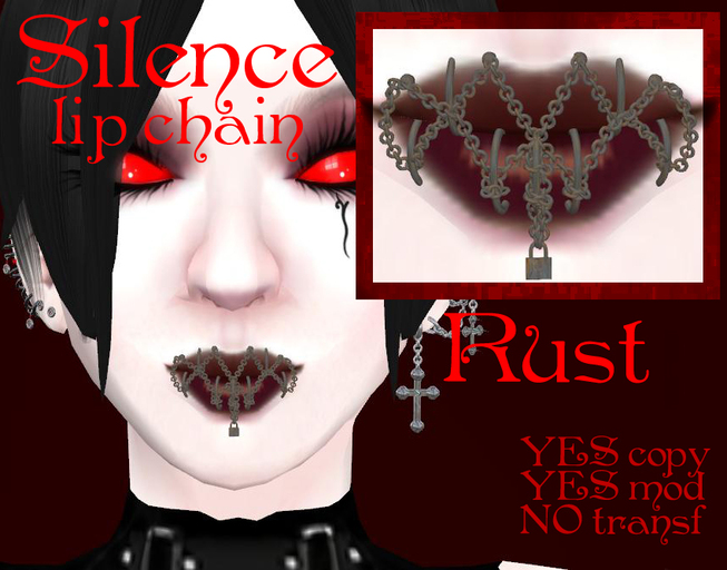 *JaqueMate*-Silence lip chain rust