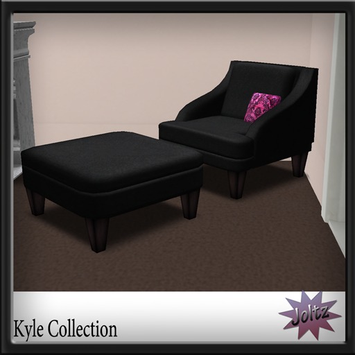 * Joltz* Kyle Chair set - Black  [box]