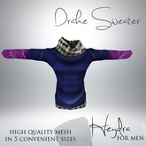 HEYDRA Drake Sweater Blue 1