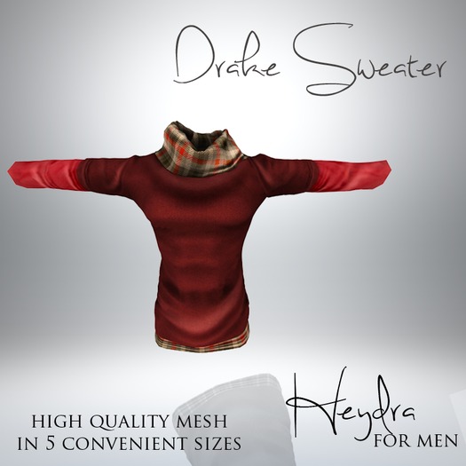 HEYDRA Drake Sweater Blue 1