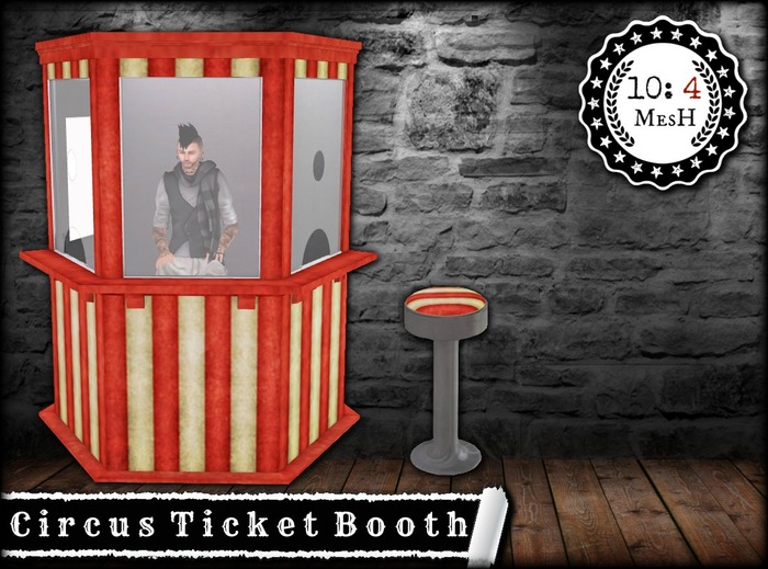 *10: 4 ~ MesH ~ Dark Crate Stool ~ Leather Duo (Bag)