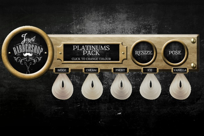 Tyler Platinums Pack - Jaryth's Barber Shop Mesh Hair