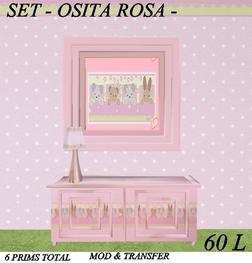 V- SET DE MUEBLES EN ROSA