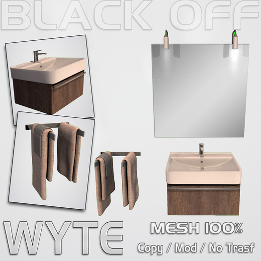 *BlackOff* Wyte Set Bathroom