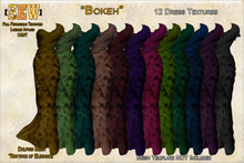 [SEW] Full perm textures for Dolphin Mesh - rhythm of elegance Dress -  Bokeh