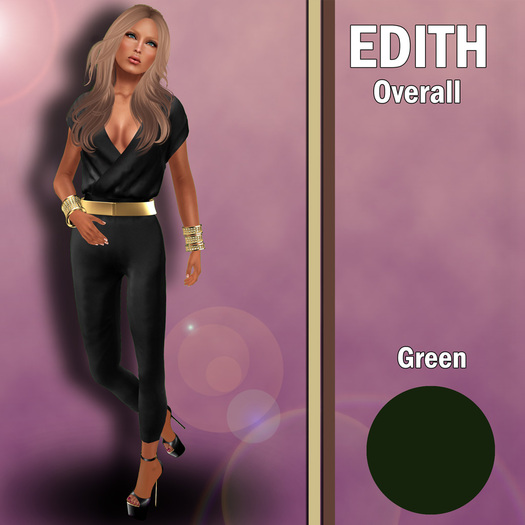 SleekCHic - Edith Overall Green [BOXED]