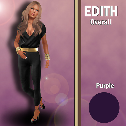 SleekCHic - Edith Overall Purple [BOXED]