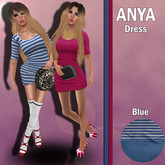 SleekChic - Anya Dress Blue [BOXED]