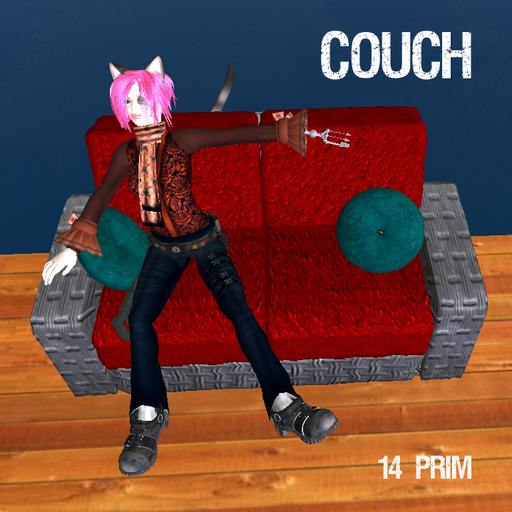 Mechakitty Couch w. pillow