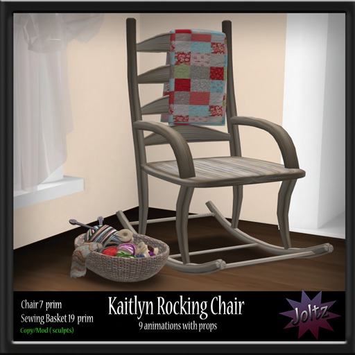 {Joltz} Kaitlyn Rocking Chair - Weathered [b]