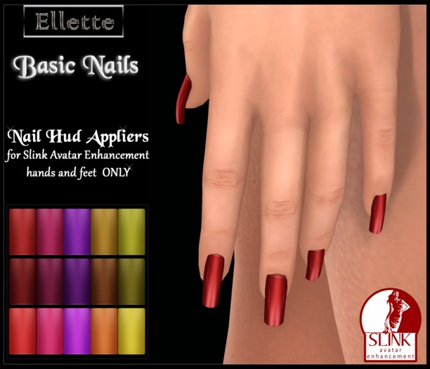 *Ellette* Basic Nails ~Slink Applier~